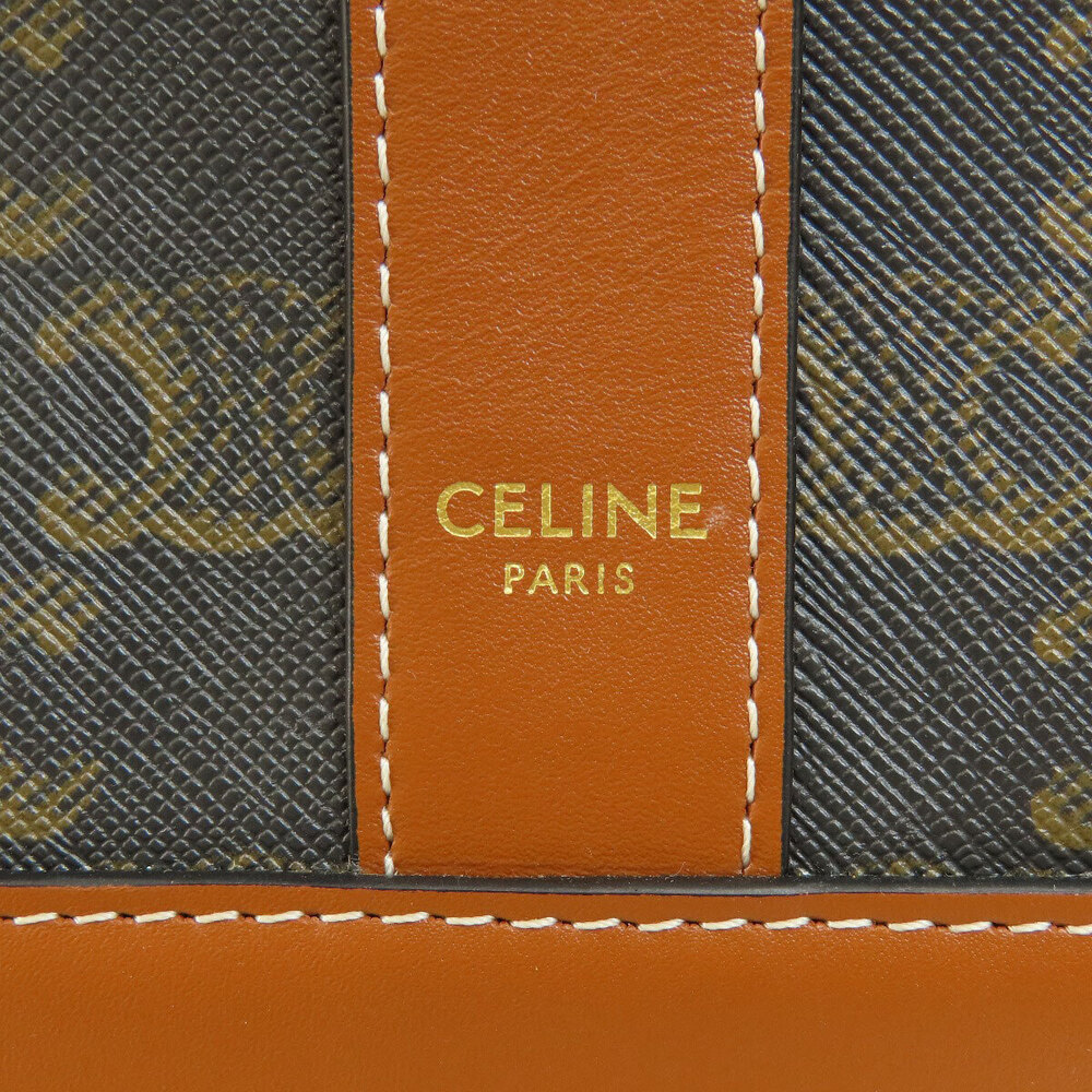 Celine Triomphe Bucket Hobo Bag Black - Picture 7 of 11